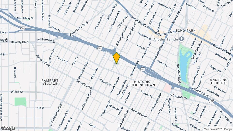 400 N Coronado St Map and Location Details