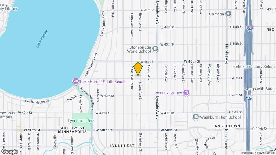 4656 Bryant Ave S, Unit #1 Mapa y Detalles de la Ubicación