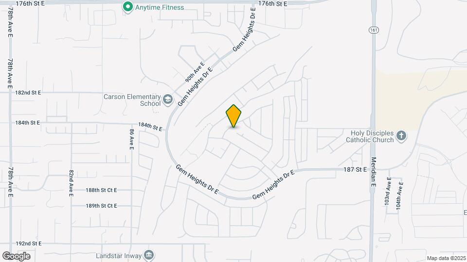 18525 94th Ave E Mapa y Detalles de la Ubicación