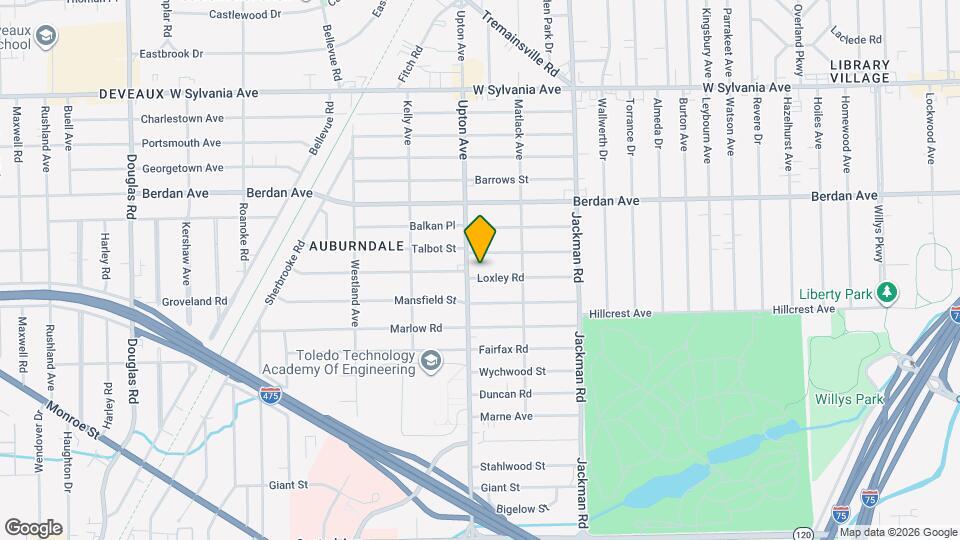 1846 Loxley Rd Map and Location Details