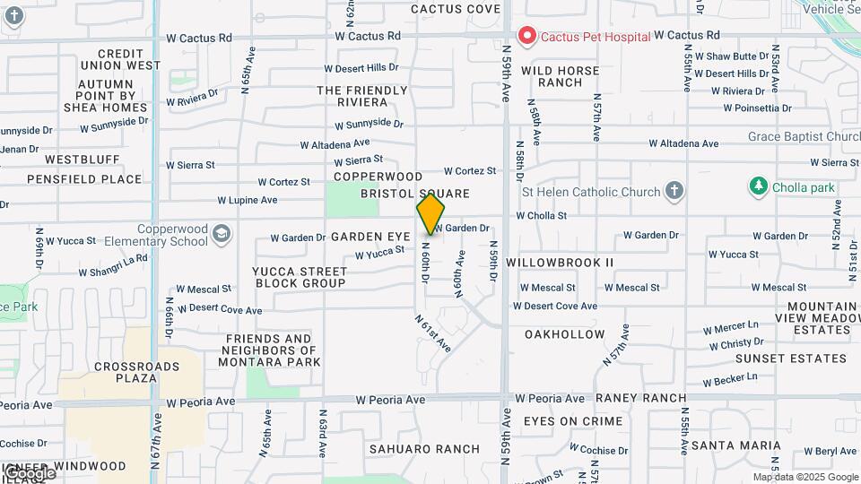 11223 N 60th Dr Map and Location Details