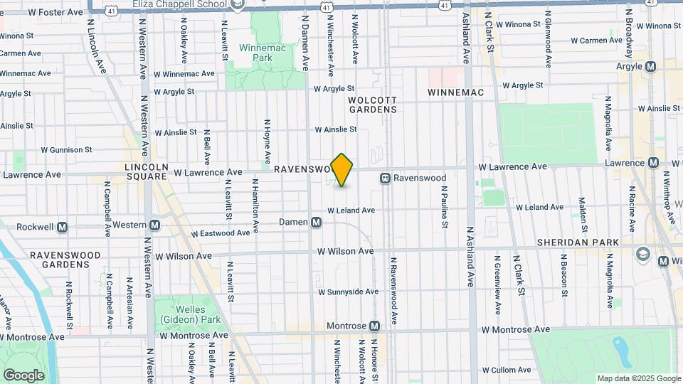 4727 N Winchester Ave, Unit 2S Map and Location Details