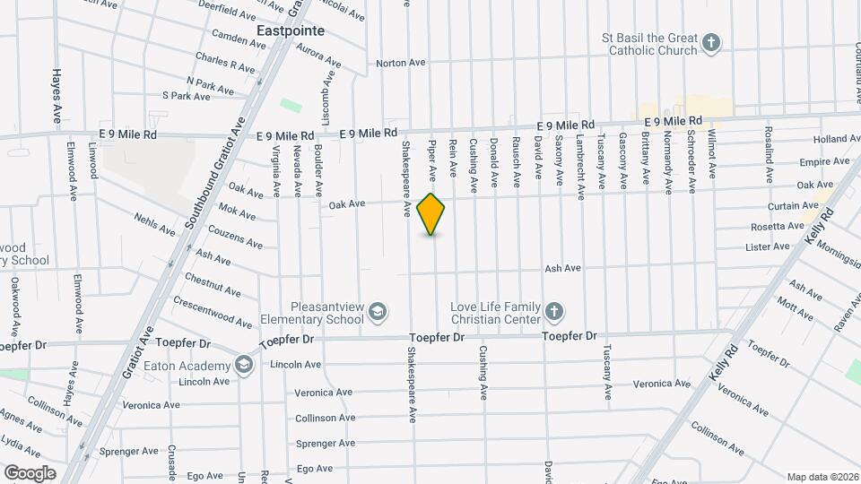 22077 Piper Ave Map and Location Details