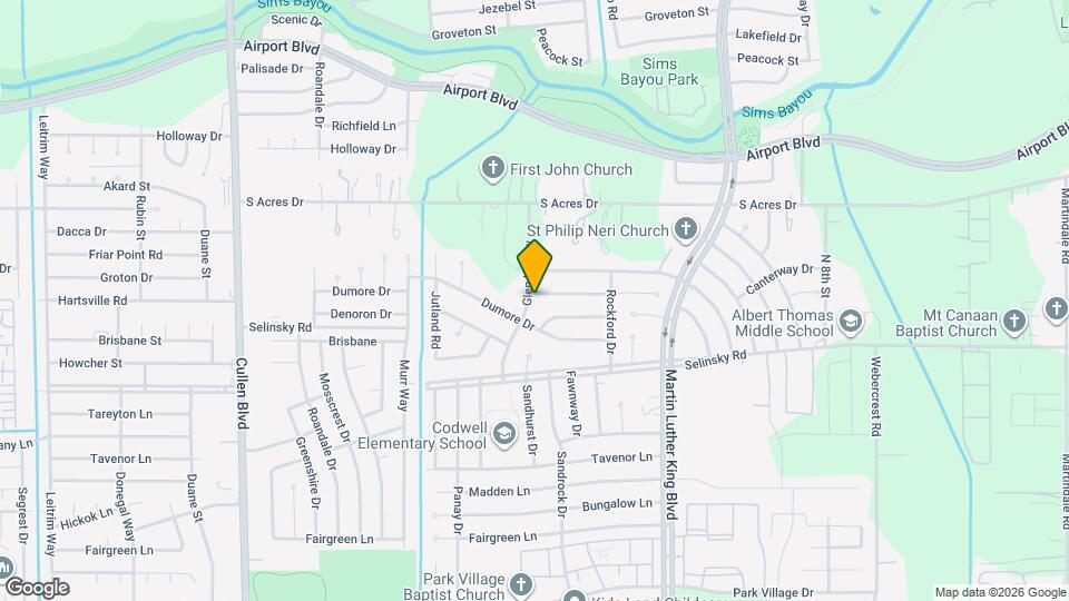 11007 Glen Hollow Map and Location Details