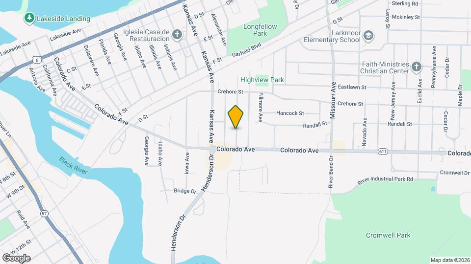 1614 Maine Ave Map and Location Details