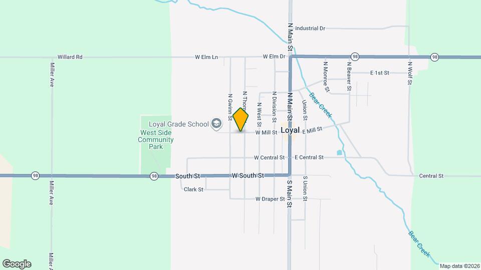 123 N Thomas St, Unit #B Mapa y Detalles de la Ubicación