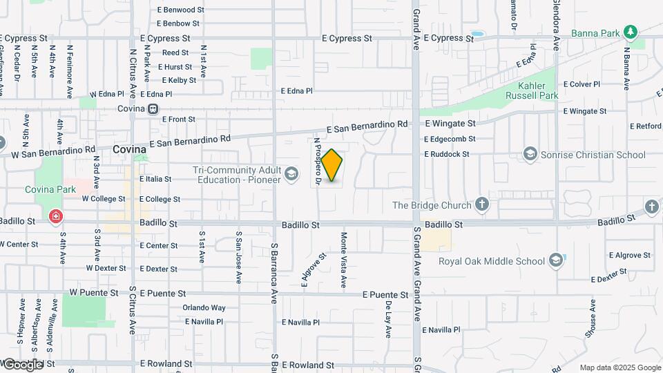664 E Italia St Mapa y Detalles de la Ubicación