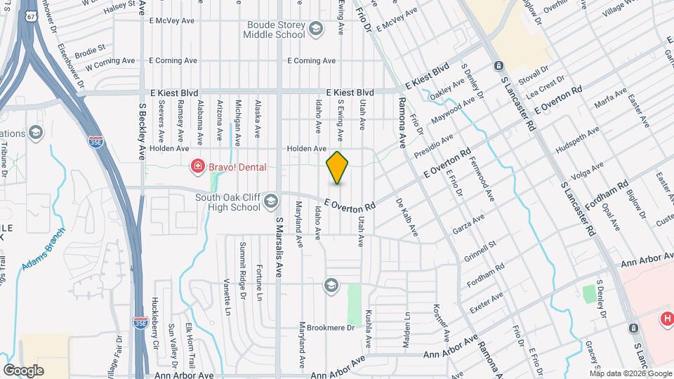 3527 S Ewing Ave Map and Location Details