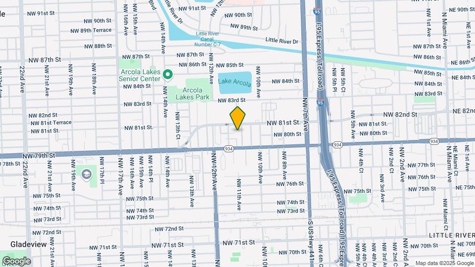 8000 NW 11th Ave Map and Location Details