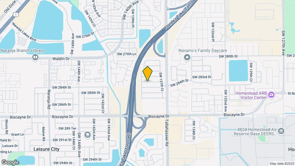 13828 SW 283rd Terrace Map and Location Details