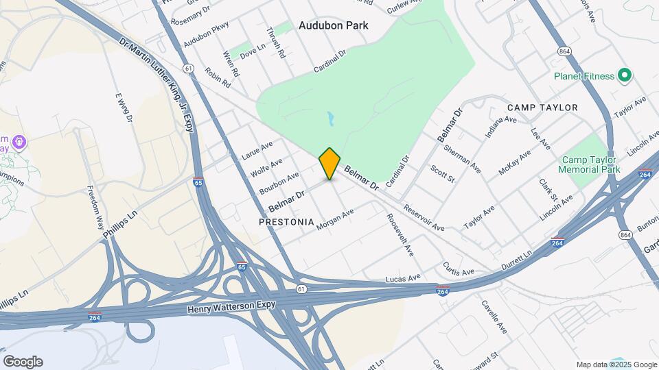 4012 Henderson Ave Map and Location Details