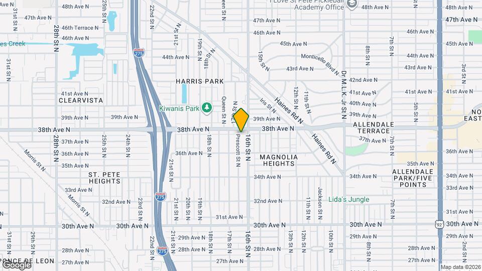 3729 Prescott St N Map and Location Details