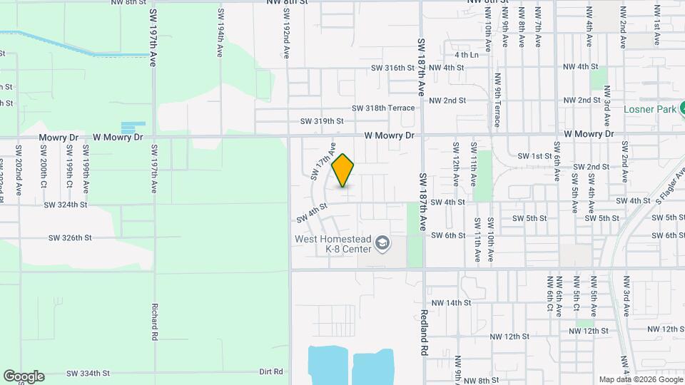 1615 SW 3rd Ct Mapa y Detalles de la Ubicación