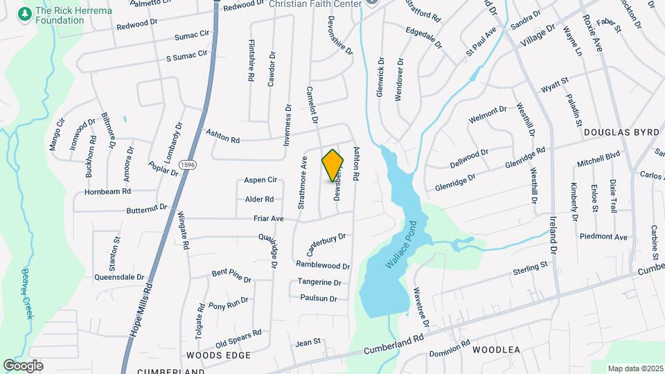 1834 Dewsberry Pl Map and Location Details