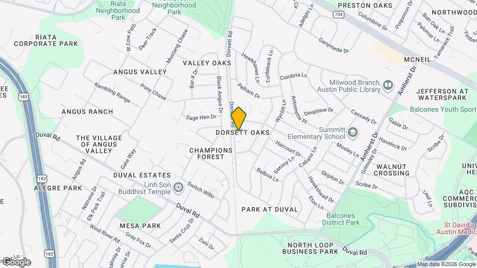 4603 Brown Bark Pl Map and Location Details