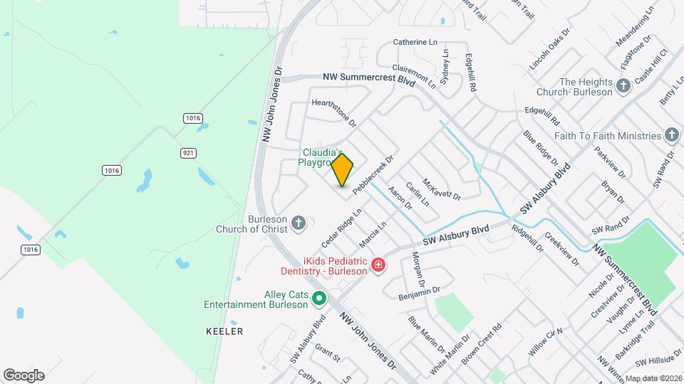 1112 Sweetwater Dr Mapa y Detalles de la Ubicación