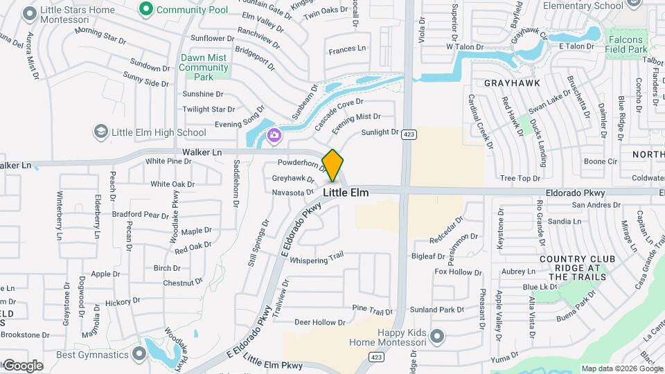 2524 Navasota Dr Map and Location Details