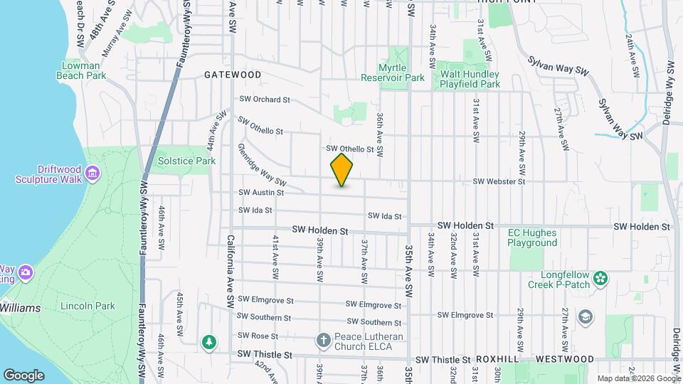 3730 SW Austin St Map and Location Details