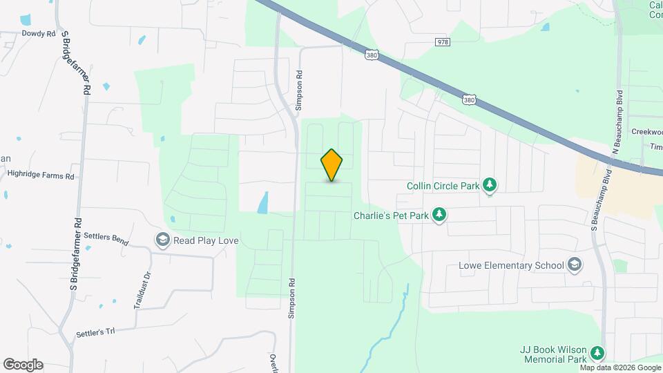 1008 Calley Pear Trl Map and Location Details