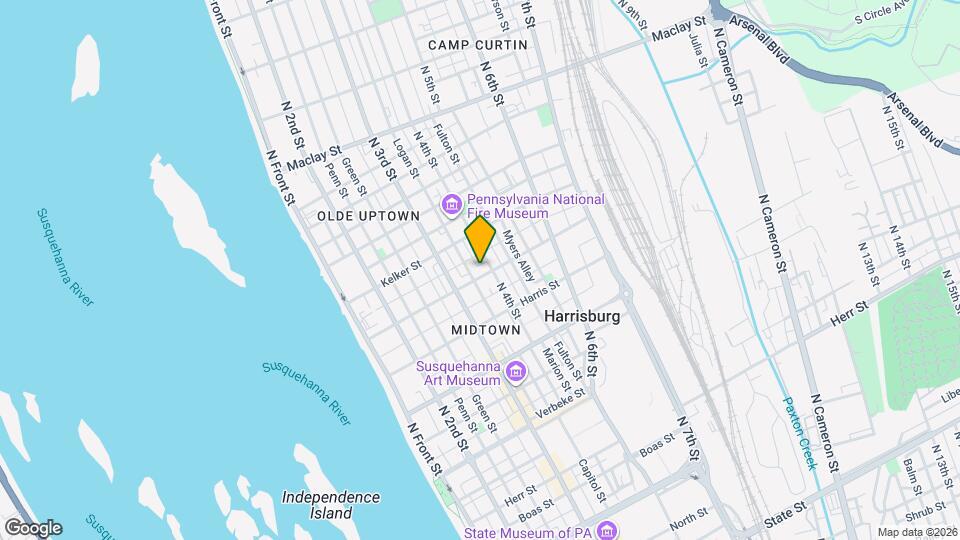 332 Hamilton St Map and Location Details