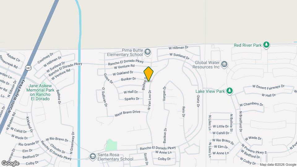 22306 N Van Loo Dr Map and Location Details