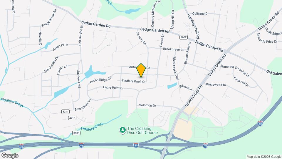 213 Fiddlers Knoll Ct Mapa y Detalles de la Ubicación