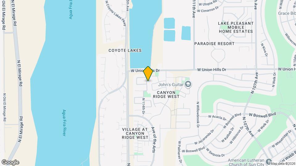 18443 N 114th Ave Mapa y Detalles de la Ubicación