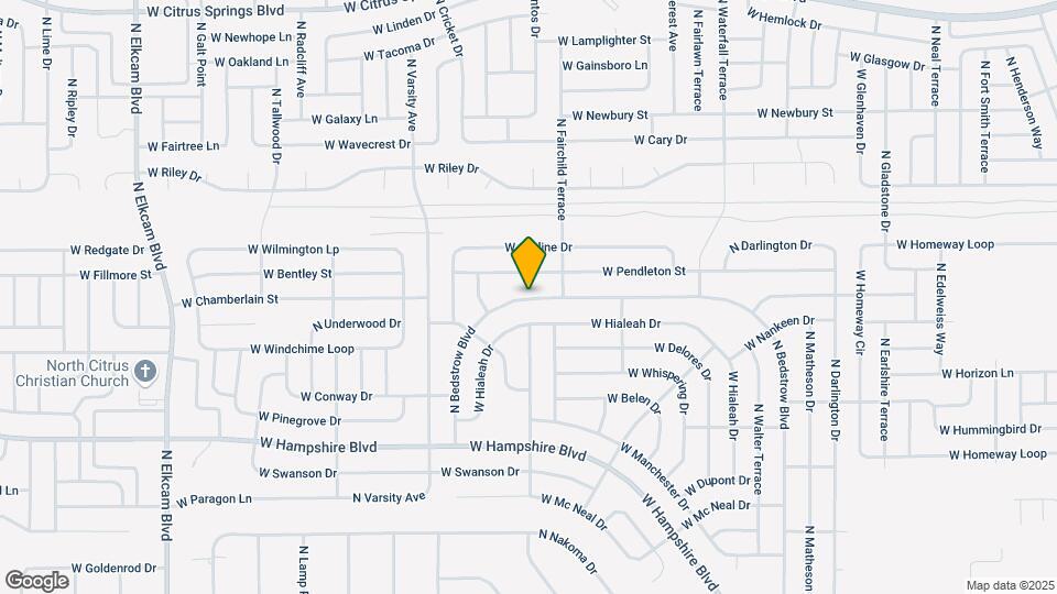 6645 N Bedstrow Blvd Map and Location Details
