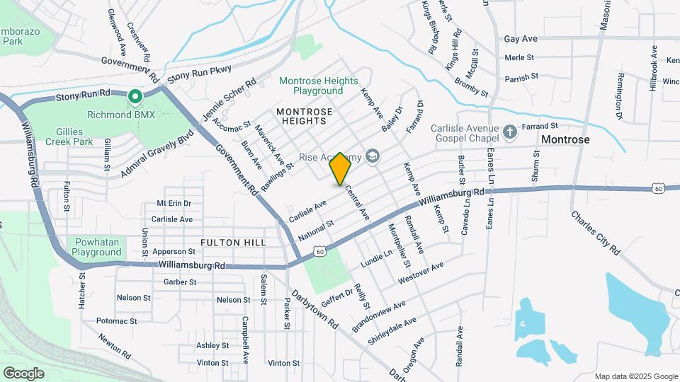 1824 Carlisle Ave Map and Location Details