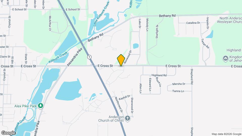 1912 N Cross Lakes Cir Map and Location Details