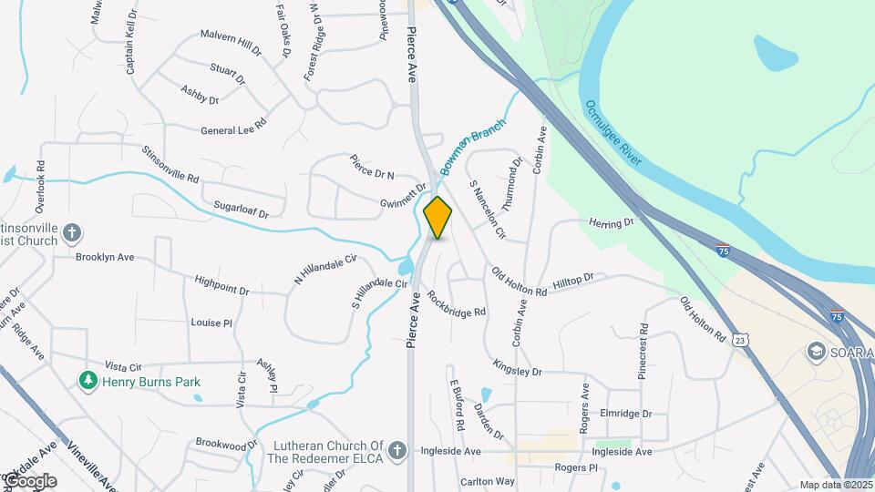 535 Pierce Ave Map and Location Details