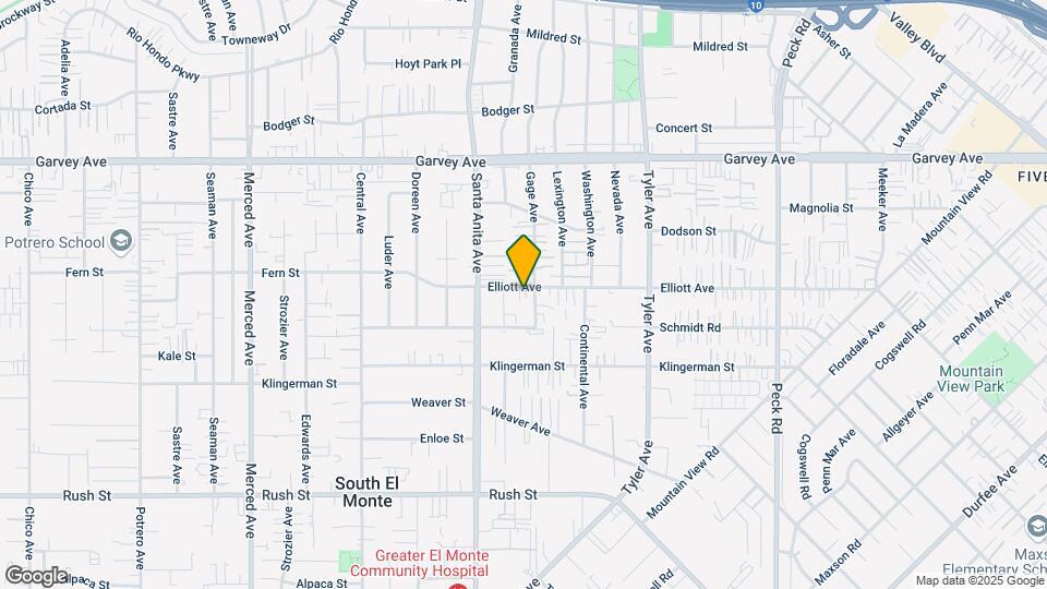 10718 Elliott Ave Map and Location Details