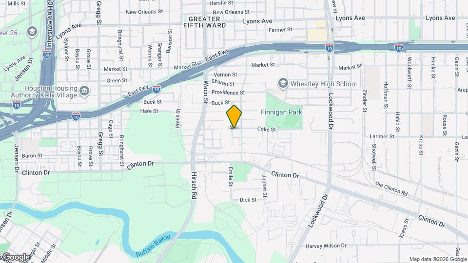 4602 Coke St Map and Location Details