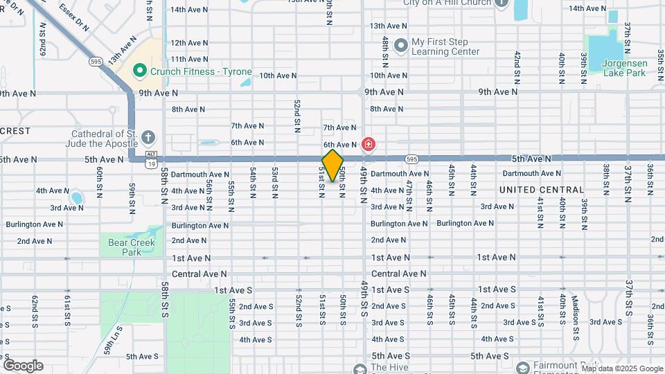 5025 4th Ave N Map and Location Details