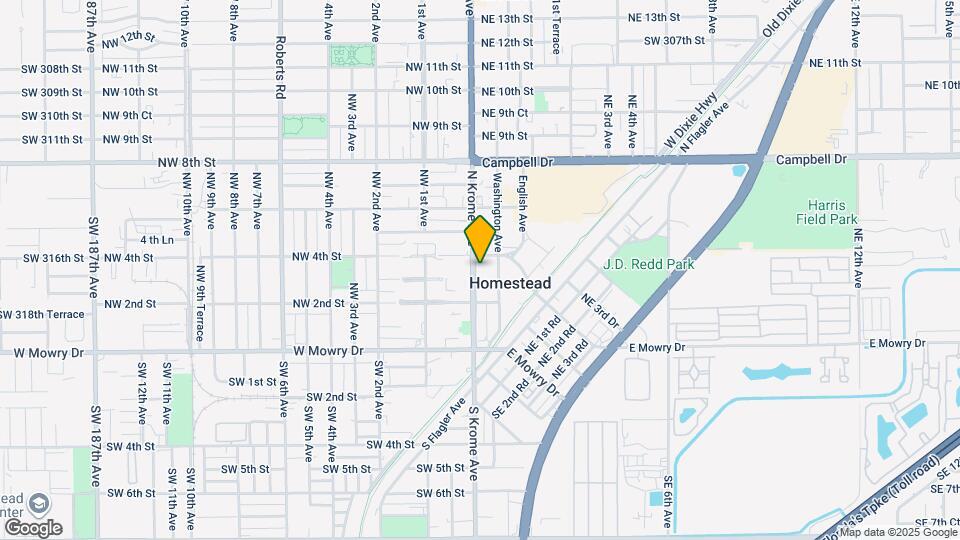 313 N Krome Ave Map and Location Details