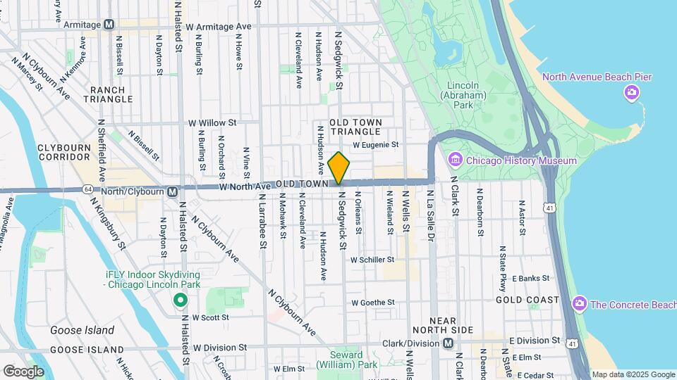 403 W North Ave Map and Location Details