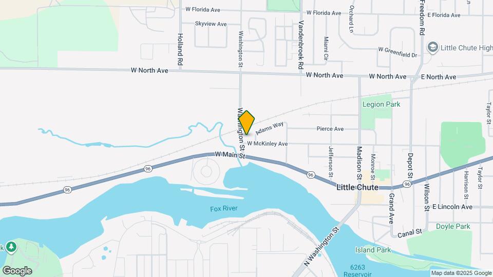 1000 W McKinley Ave Map and Location Details