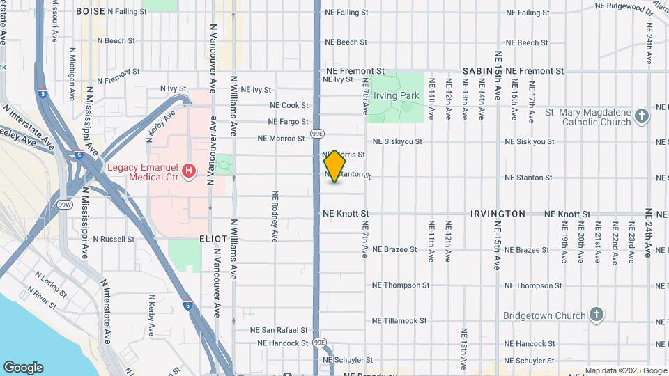 443 NE GRAHAM ST, Unit Unit B Mapa y Detalles de la Ubicación