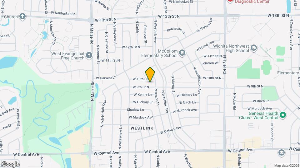 9700 W 9th St N Map and Location Details