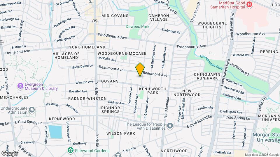 5104 Midwood Ave Map and Location Details