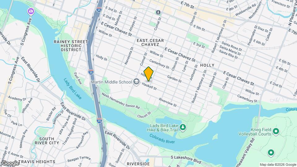 1620 Haskell St Map and Location Details