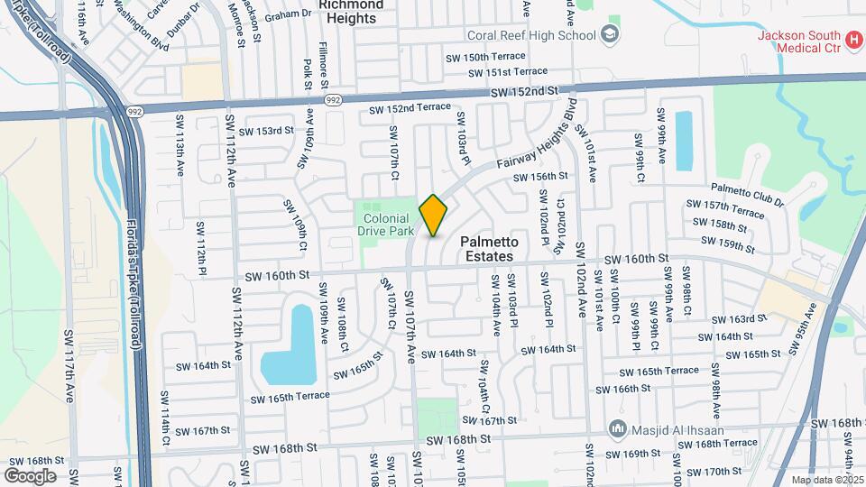 15831 SW 106th Ave Map and Location Details