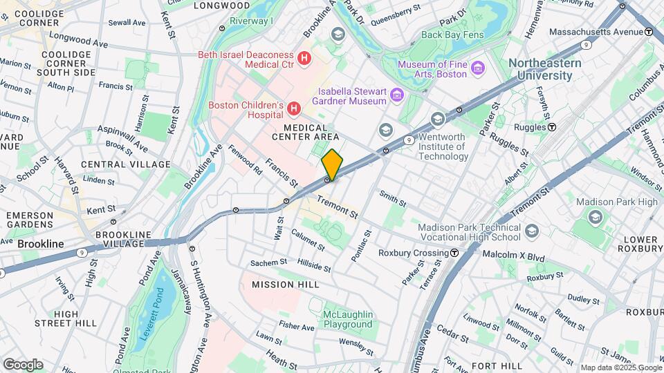 14 Wigglesworth St, Unit 1 Map and Location Details