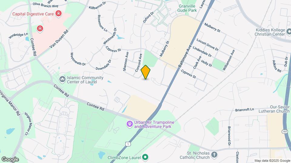 Laurel Lakes Apartments 55+ Map and Location Details