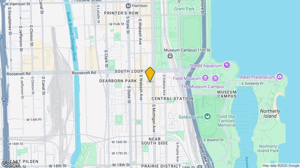 1250 S Michigan Ave, Unit 808 Map and Location Details