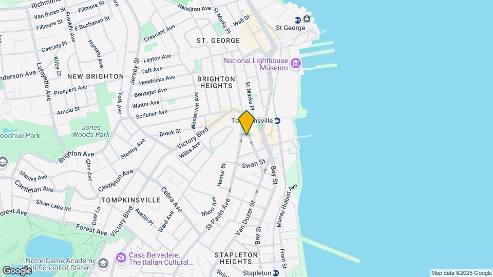 58 Van Duzer St Mapa y Detalles de la Ubicación