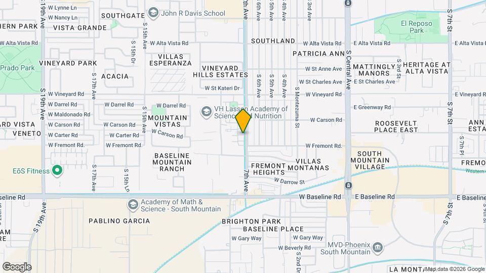 7117 S 7th Ln Map and Location Details
