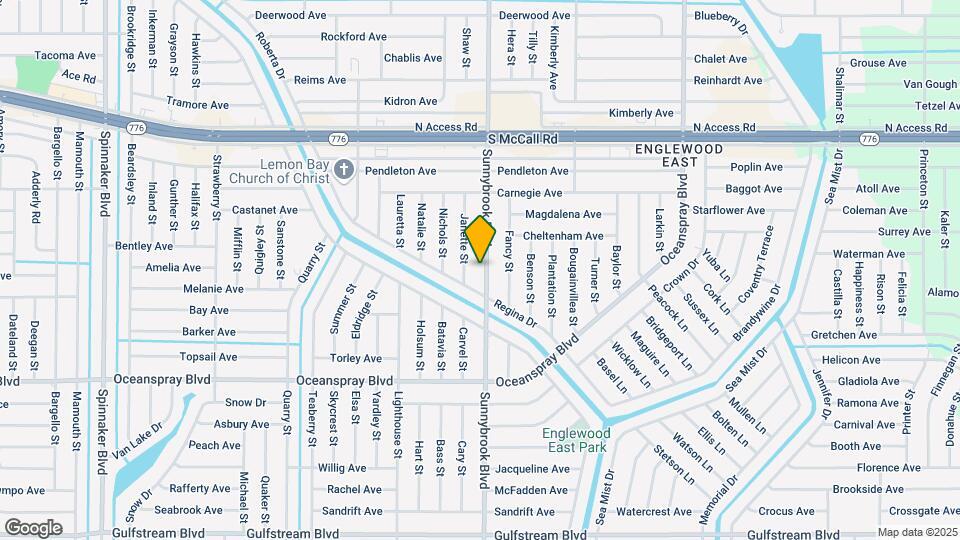 7107 Sunnybrook Blvd Map and Location Details