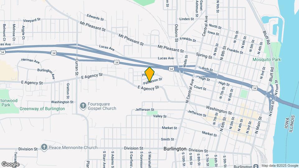 1217 Patterson St Map and Location Details