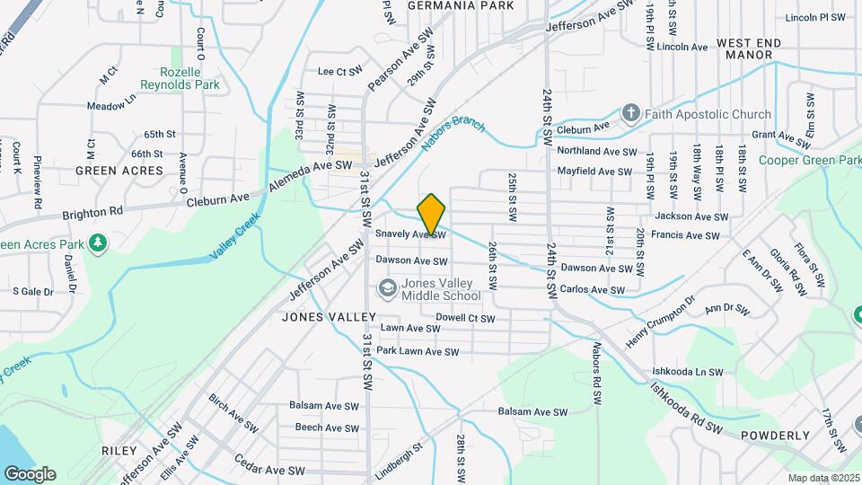 2821 Snavely Ave SW Map and Location Details